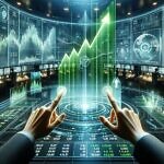 DALL·E-2024-03-01-17.41.46-A-futuristic-image-of-a-stock-market-with-rising-prices.-The-scene-is-set-in-a-high-tech-trading-floor-with-holographic-displays-floating-in-the-air